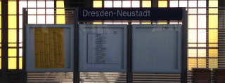 Bahnsteig Dresden Neustadt